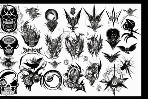 good and evil tattoo idea
