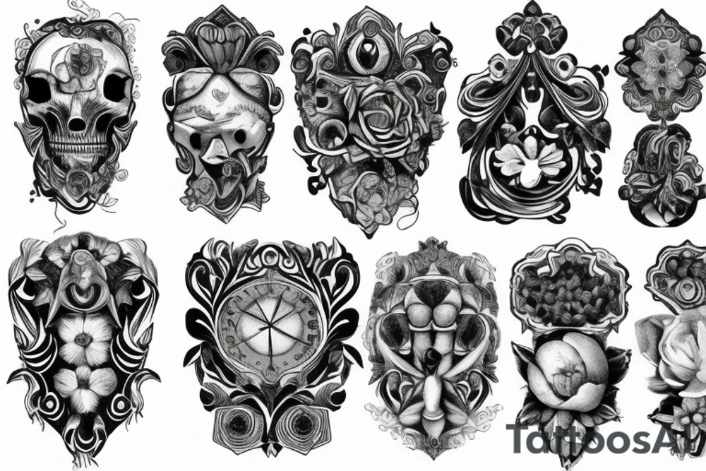 Renaissance shoulder tattoo tattoo idea