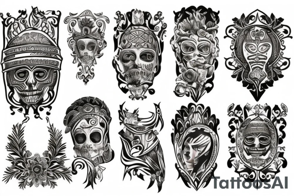 Renaissance shoulder tattoo tattoo idea