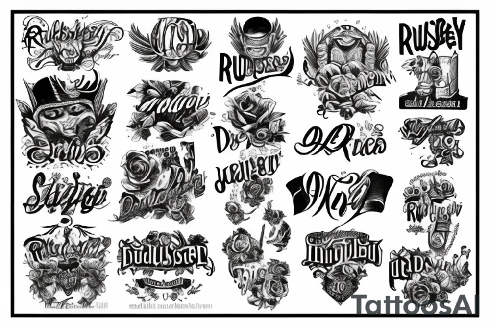 RUSBURG tattoo idea