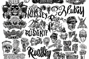 "RUSBURG" tattoo idea