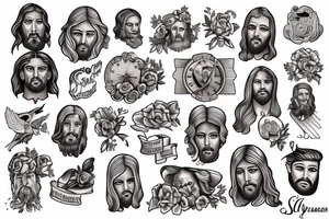 Jesus tattoo idea