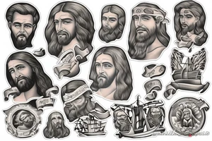 Jesus tattoo idea