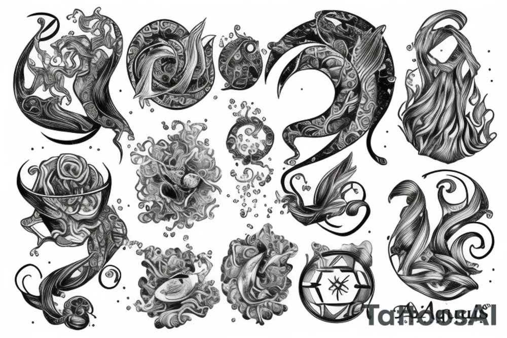 aquarius tattoo idea