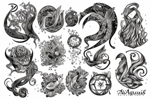 aquarius tattoo idea