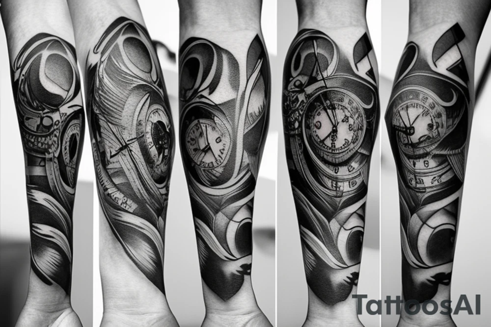 clock 1:10 AM tattoo idea