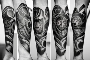 clock 1:10 AM tattoo idea