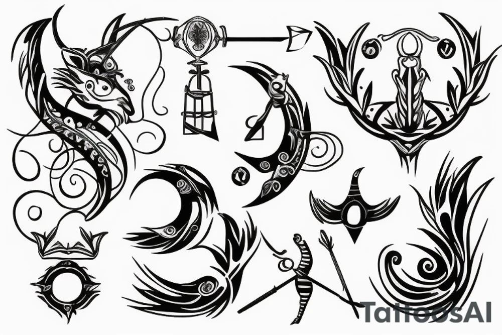 sagittarius tattoo idea