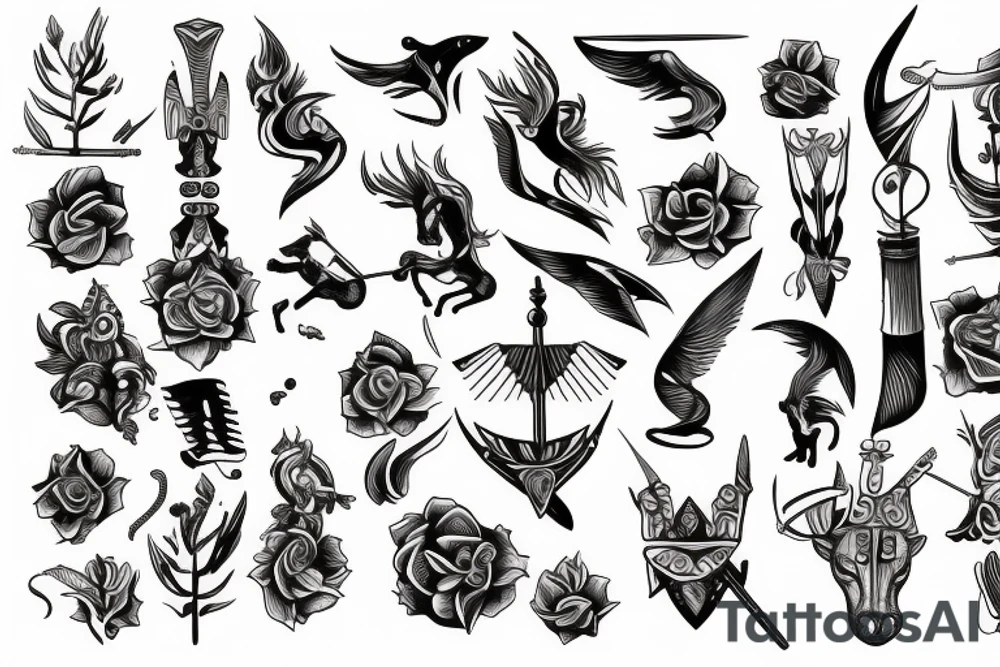 sagittarius tattoo idea