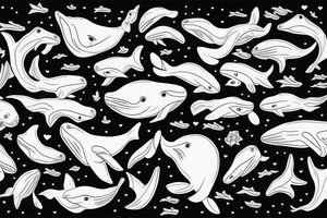 Whale 51 Herz tattoo idea