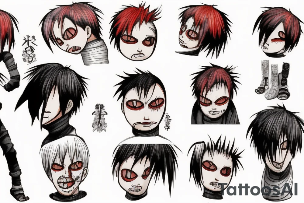 Gaara from the desert tattoo idea