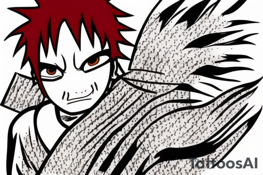 Gaara from the desert tattoo idea