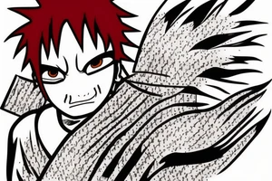 Gaara from the desert tattoo idea