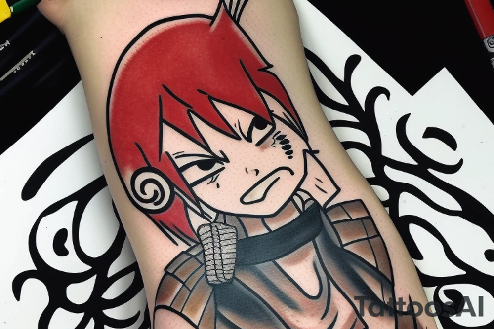 Gaara from the desert tattoo idea