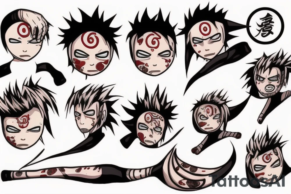 Gaara from Naruto tattoo idea