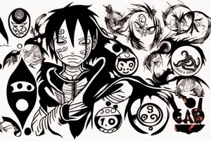 Gaara from Naruto tattoo idea
