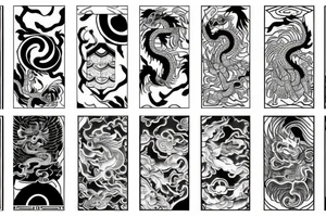 chinese dragon tattoo idea