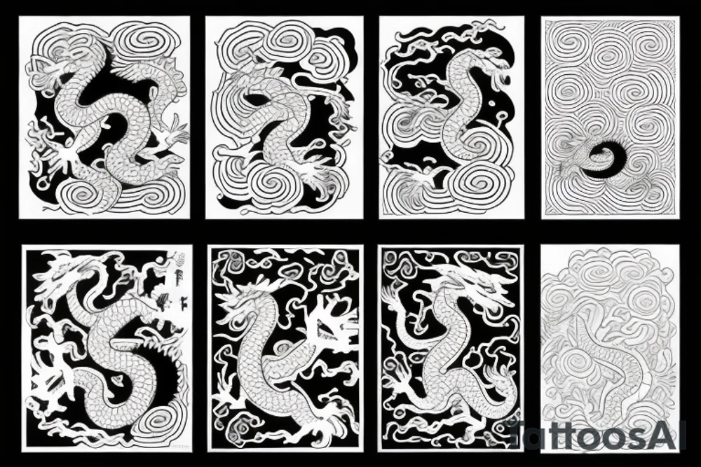 chinese dragon tattoo idea