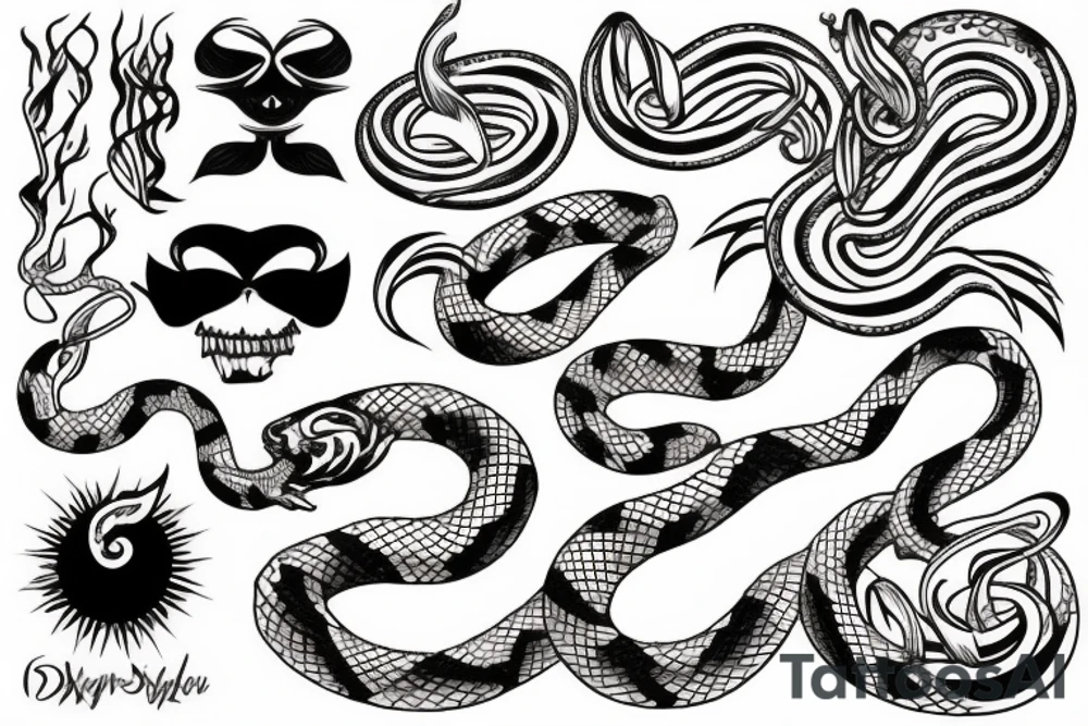 Snake tattoo idea