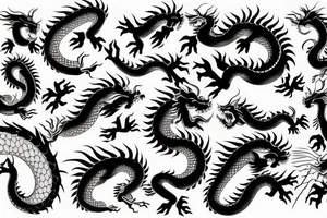 chinese dragon tattoo idea