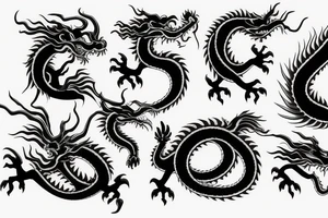 chinese dragon tattoo idea