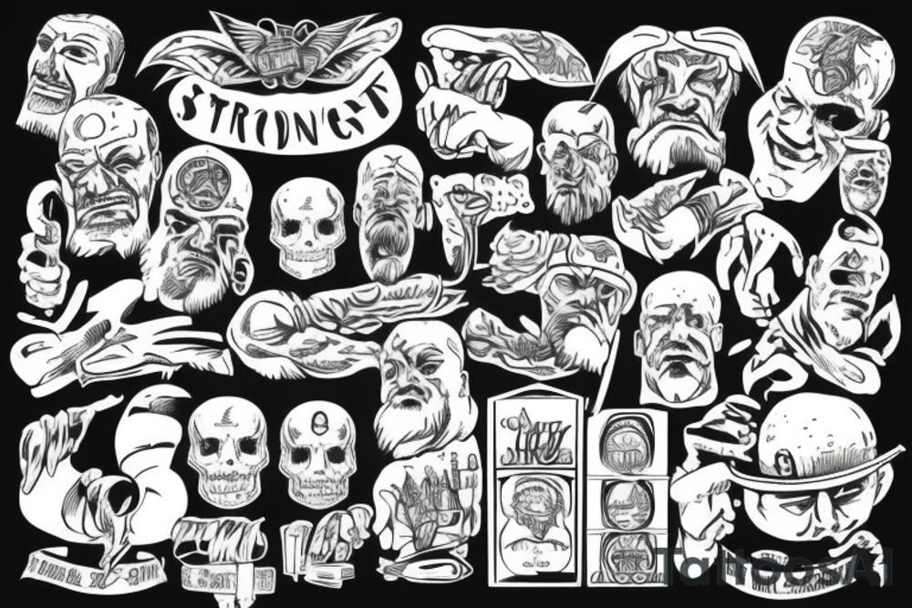 Strongman tattoo idea