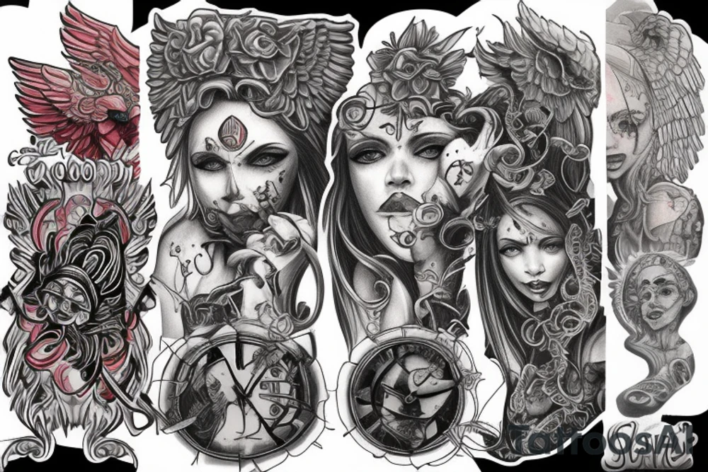 Blood angel tattoo idea