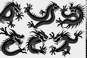 chinese dragon tattoo idea