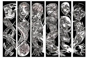 Ken kamel I Kakuja transformation tattoo idea