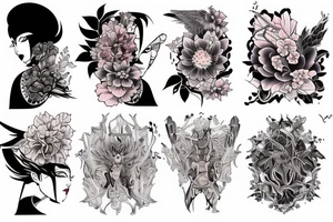 Ken kamel Kakuja transformation tattoo idea