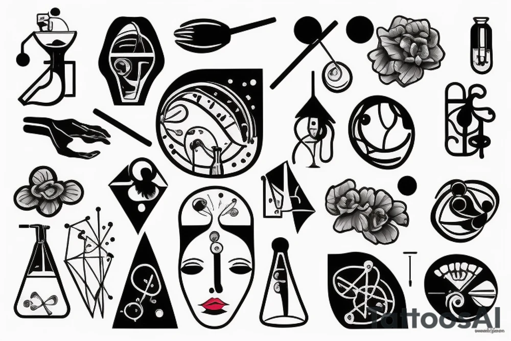 science, love tattoo idea