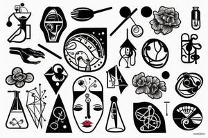 science, love tattoo idea