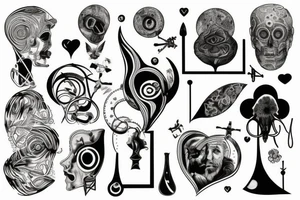 science, love tattoo idea