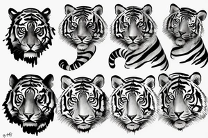 tiger tattoo idea