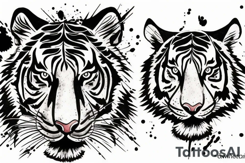 tiger tattoo idea