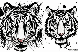 tiger tattoo idea