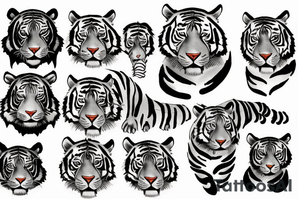 tiger tattoo idea