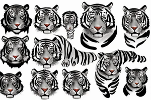 tiger tattoo idea
