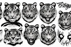 tiger tattoo idea