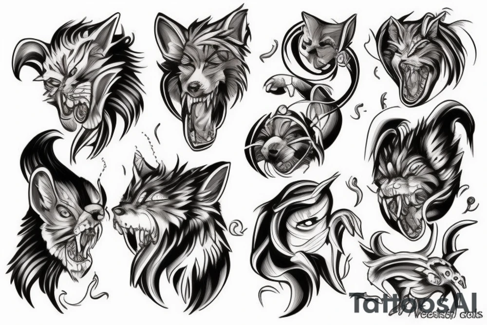 cerberus tattoo idea