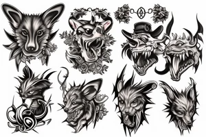 cerberus tattoo idea