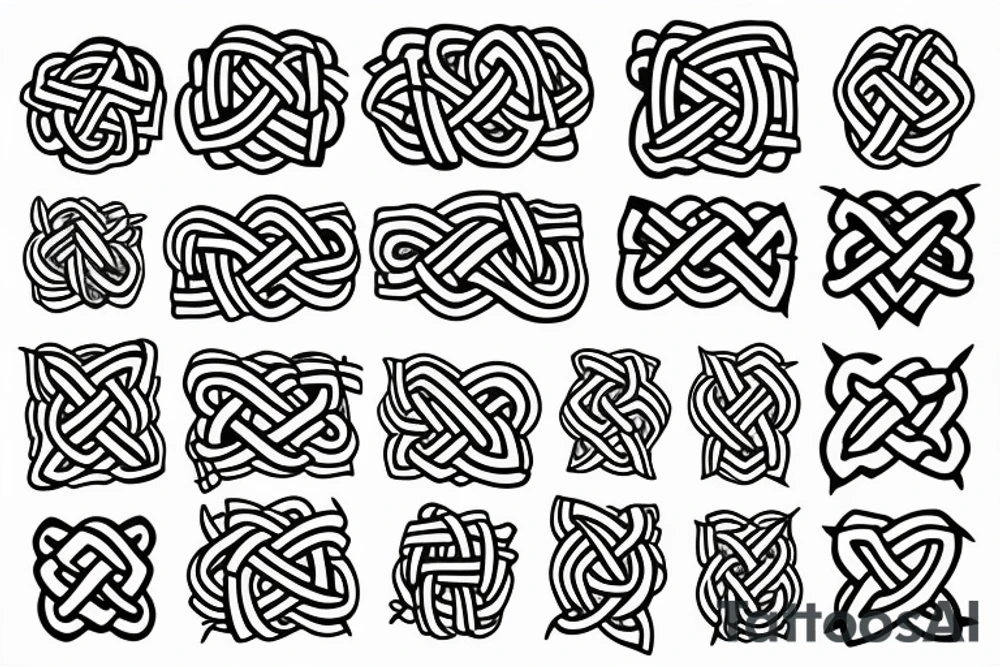Nordic knot tattoo idea