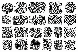 Nordic knot tattoo idea