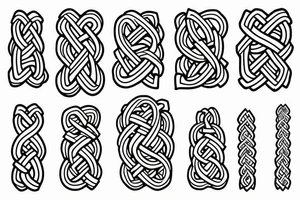 Nordic knot tattoo idea