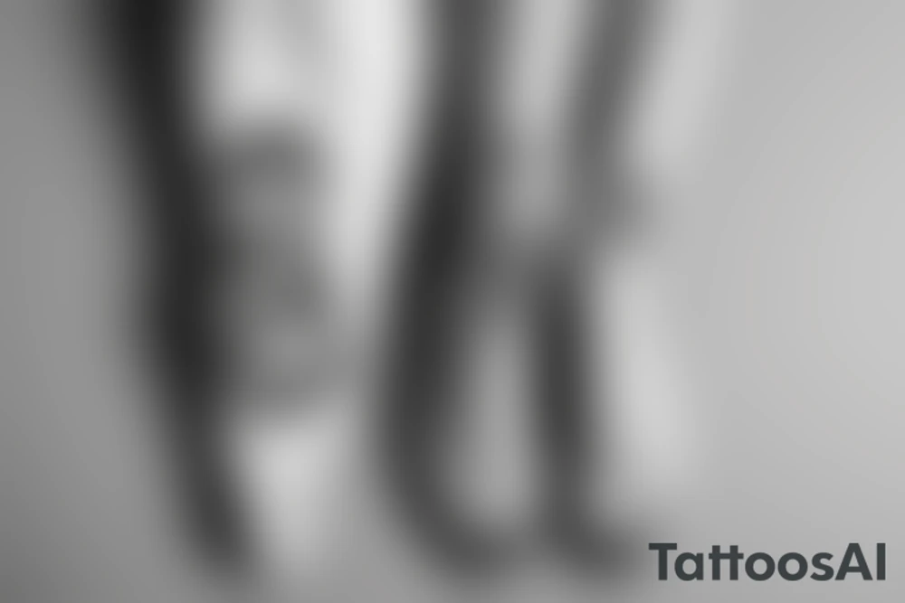 sloth with human hands and feet tattoo idea