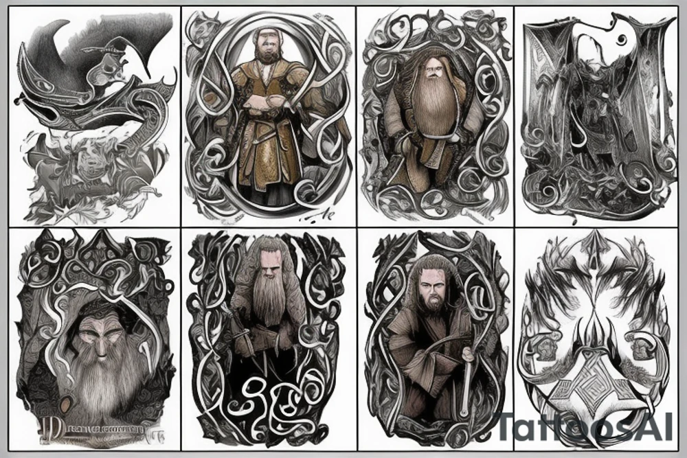 Lord of the ring     Hobbit tattoo idea