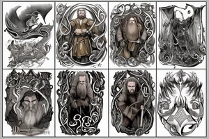 Lord of the ring     Hobbit tattoo idea