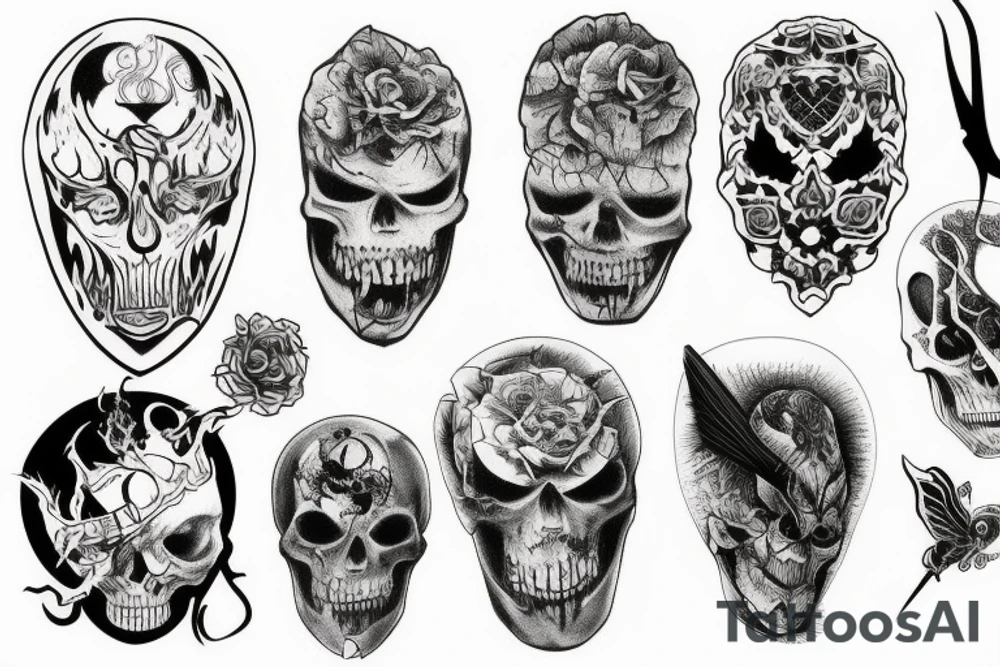 Scary tattoo idea