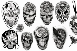 Scary tattoo idea