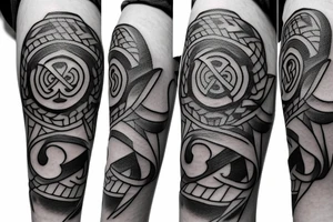 Small anime Black clover tattoo but not a character or their symbols tattoo idea